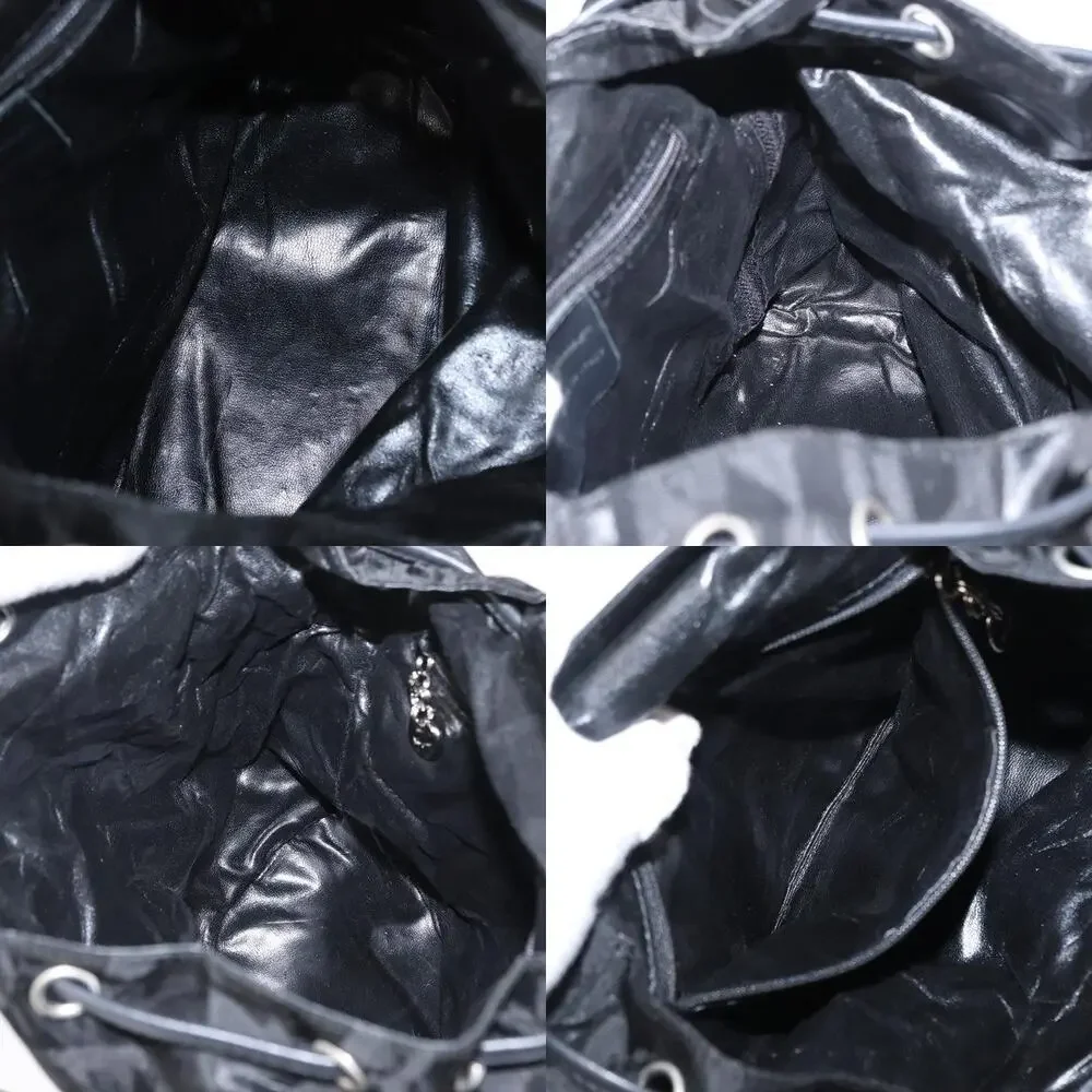 Salvatore Ferragamo Nylon Gancini Backpack Black